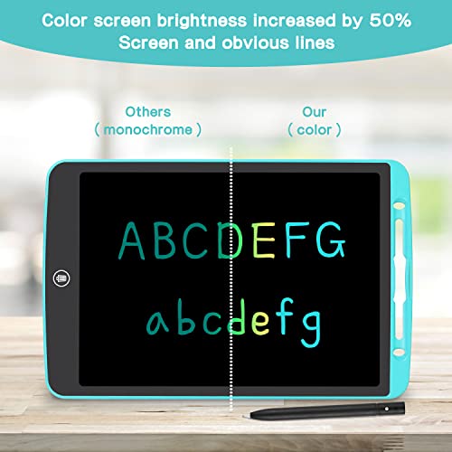 Lcd Writing Tablet 12 Inch Toddler Doodle Board,Colorful Drawing Tablet Writing Pad,Erasable Electronic Painting Pads,Educational And Learning Girls Gifts Toys For 3 4 5 6Year Old Girls Boys(Sky Blue) #TOP1