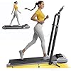 TOPUTURE Foldable Walking Pad with 12% Incline, Folding Under Desk Treadmill for Home/Office 6 in 1, Adjustable Portable Compact Treadmill with Remote Control, 300lbs Capacity, APP & LED Display