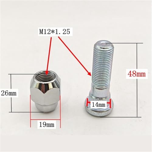 Tuercas Rueda Coche M12x1.25 Solución Roscas Dañadas Forester 5