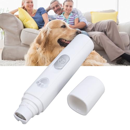 Aparador de Unhas para Cães, Bateria de 350mah, Recarregável, Silencioso, Multifuncional, Seguro, Fe