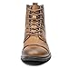 LUODENGLANG Chukka Boots Casual Fashion Oxford Dress Boots Leather Lace Up Desert Ankle Boots Classic For Men Lightweight Anti Slip Brown 46 M 11