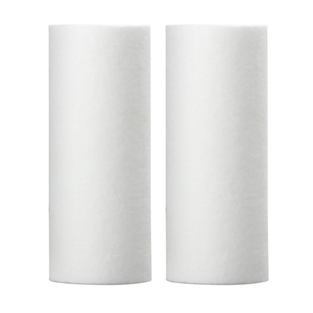 JEWJIO PP Sediment Replacement Cartridge - 5 Micron Filtration, Removes Rust, Sediment, and Chlorine, Compatible Only with PP5M-MOD1 Filter (Pack of 2)