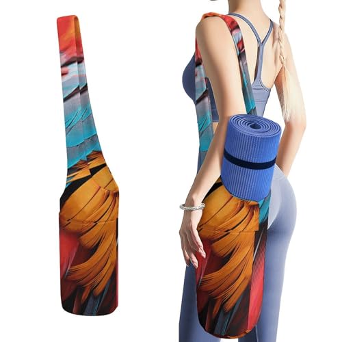 Sac de rangement portable pour tapis de yoga grande capacité en toile durable