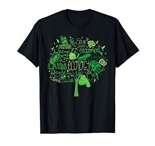 Planet Earth Day Tree Climate Change Environmentalist Gifts T-Shirt