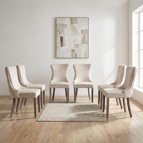 OVENTA Tufted Upholstered Dining Chairs