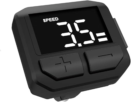 KM3209 Electric Bicycle LCD Display Meter 36V King-Meter Ebike Speed Power Display Cycling Computer 5-Pin Plug Waterproof for Handlebars 22.2mm
