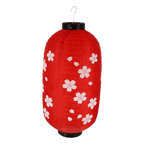 HEALEEP 1pc Japanese Style Cherry Blossoms Lantern Unique Hanging Decor for Festivals Use Design for Restaurants and Home Decoration