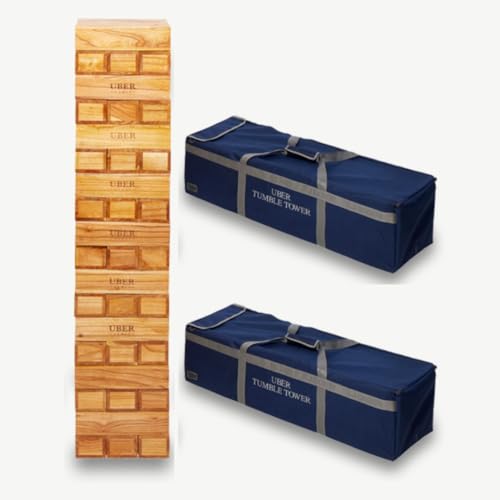 Jeu de tour empilable durable en bois dur XXL pour éviter la casse