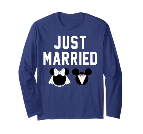 T-shirt Disney Just Married manches longues pour les mariés