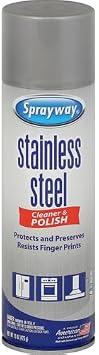 Sprayway Water-Based Stainless Steel Cleaner, 15 Fl Oz (Pack of 1)
