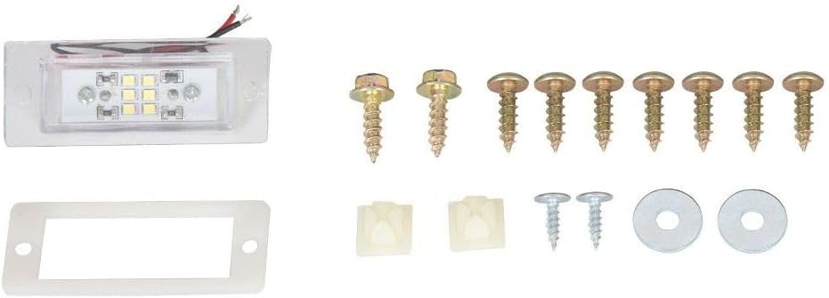 WKK Fits Bumper Roll Pan w/Light Steel Rear -445 F8CSSBRPWLC23