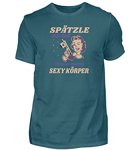 T-shirt Schwaben Spätzle bleu S pour homme fan de culture souabe au quotidien