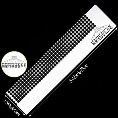 Xinlie Règle de Peinture Diamant - Outil de Dessin et Point de Forage en Acier Inoxydable pour DIY Mosaïque Plein Forage (240 Trous) – vue 2