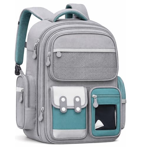 Mochila Escolar Bolsas Capivara Grande 41x30cm Estilo Moderna (Cinza)