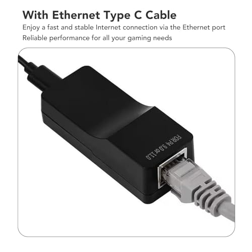 Adaptador USB de consola de juegos para PPPwn Dongle y cable Ethernet tipo C 2