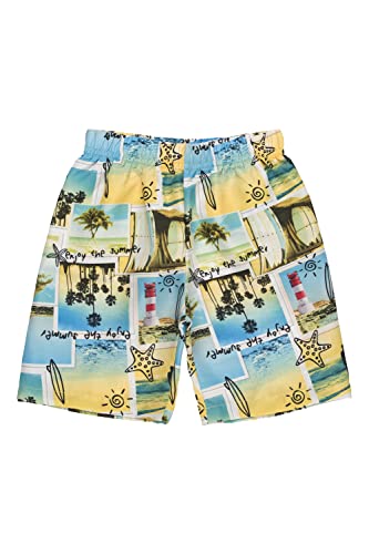 Conjunto Masculino Infantil Camiseta E Bermuda De Microfibra, Bee Loop, Meninos, AZUL ESCURO, 8