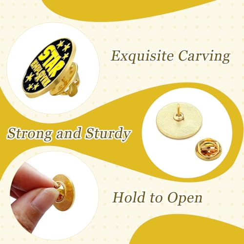 48-Pcs-Employee-Appreciation-Lapel-Pin-34-Inch-6-Style-Employee-Enamel-Pins-Employee-of-The-Month-Pin-Recognition-Encouragement-Pins-Team-Award