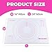 Measurik Extra Large Silicone Pastry Mat - Non-Stick 16''(W)24''(L) Silicone Baking Mat with Temperature and Measurement Table, Reusable Baking Oven Liner Sheet Food Grade and BPA Free