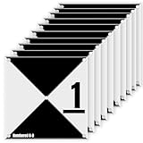 Cyiwniao 10 Pack Drone Ground Control Point GCP, Center Eyelet Numbered 0-9, 24