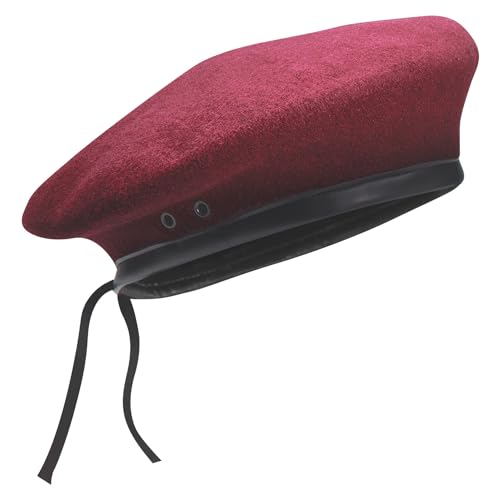 Rothco G.I. Style Wool Beret (US, Numeric, 7 3/4, Maroon)