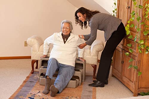 ResQUp Standard. Self Help Senior & Elderly Lift, Getting up from Floor Fall Assist Device (Midnight Black)