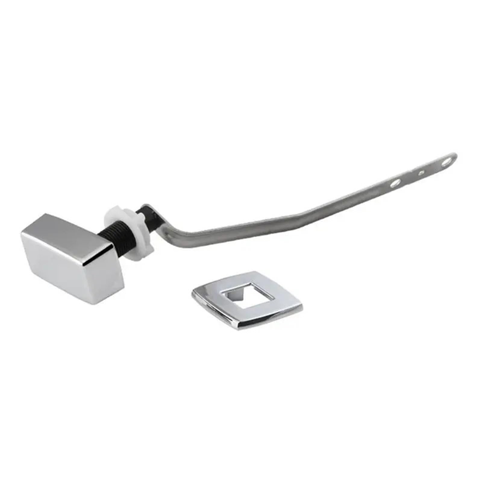 Mlyvax Universal Left Side Toilet Tank Flush Lever Toilet Wrench Handle for Most Toilet Press Flush Button Toilet Drain Switch