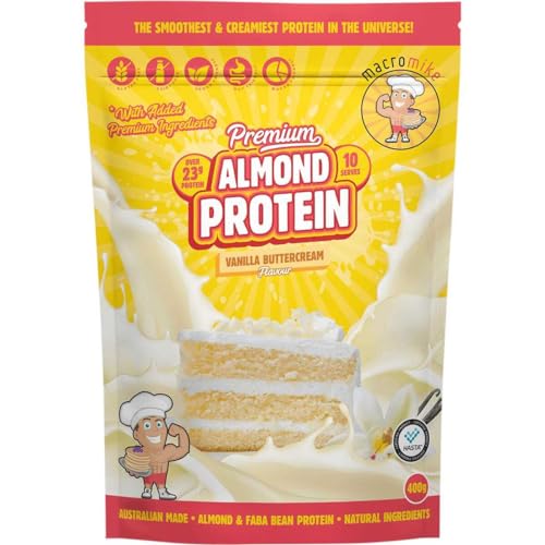 Macro Mike Vanilla Buttercream Premium Almond Protein 400 g