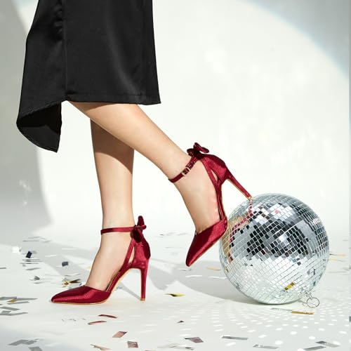 50% Off Trary Women's Stiletto Pumps with Bow Knot