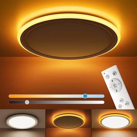 BLNAN 13in LED Flush Mount Ceiling Light Fixture Cover