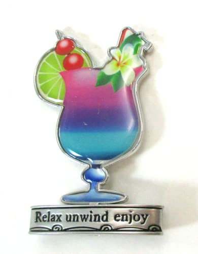 Paradise Figurine - Tropical Drink"Relax unwind enjoy"