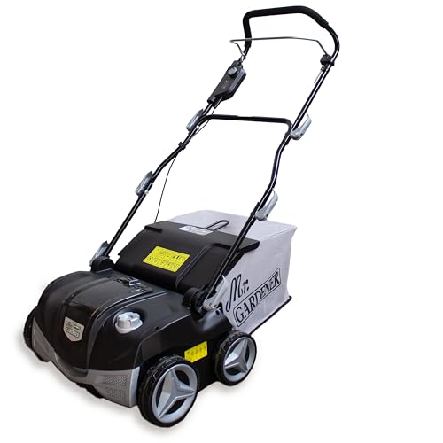 Mr. Gardener - 40V Akku Vertikutierer Rasenlüfter bürstenloser Motor 4038-2 Li - ohne Akku und Ladegerät - 38 cm Arbeitsbreite - Messerwalze + Lüfterwalze - 5 Stufen Höhe Mr. Gardener - 40V Akku Vertikutierer Rasenlüfter bürstenloser Motor 4038-2 Li - ohne Akku und Ladegerät - 38 cm Arbeitsbreite - Messerwalze + Lüfterwalze - 5 Stufen Höhe