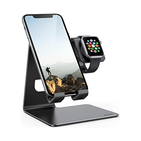 Eono Soporte 2 en 1 para Teléfono y Apple Watch Cover