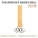 Mighty Paw Tinkle Bells 2.0, Designer Dog Doorbells, Stylish Fabric with Premium Quality Bells, Housetraining Doggy Door Bells for Potty Training (Mustard Yellow - Polka Dots)
