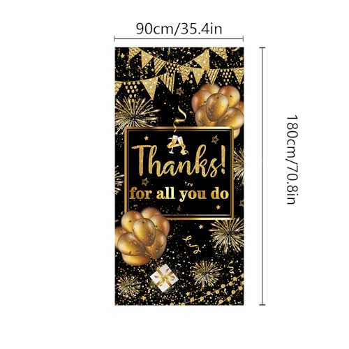 Funda de puerta 'Thanks for All You Do' 70.8"X35.4" miniatura 5