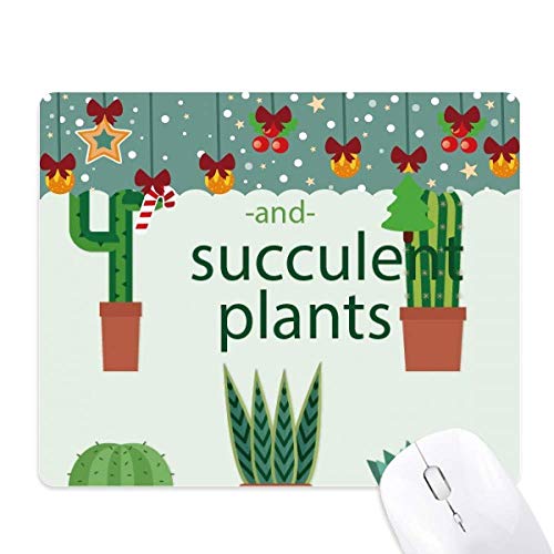 Alfombrilla de ratón de cactus y suculentas, el regalo de Navidad ideal para tu escritorio