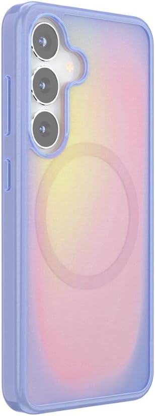 PopSockets Samsung Galaxy S25 Phone Case Compatible with MagSafe, Purple - Aura