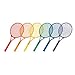 Champion Sports 21-Inch Plastic Tennis Racquet Set Assorted Colors
