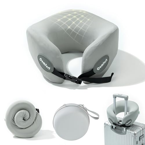 Almohada de espuma viscoelástica para cuello ergonómica miniatura 1