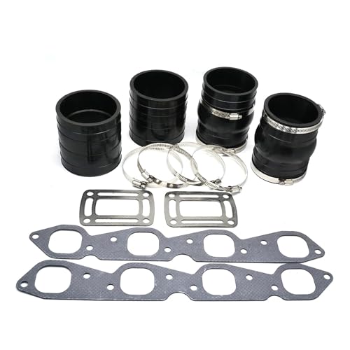 Soufflet collecteur échappement 3852472 joint moteur bateau Sterndrive V8