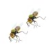 MagiDeal 2 Stücke Realistische Insekten Topf Kleiderbügel Kühlschrankmagnet Garten Decor, Biene, 2 Stück