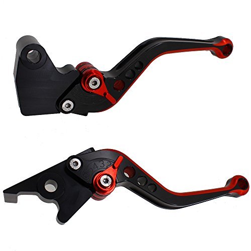Cnc Short Motorcycle Double Colors Brake Clutch Levers Compatible With Versys 1000 2015-2019, Versys (650Cc) 15-2020, Ninja 650R/Er-6F Z650 Z900 2017-2020, Vulcan/S 650Cc 2015-2020 #TOP2