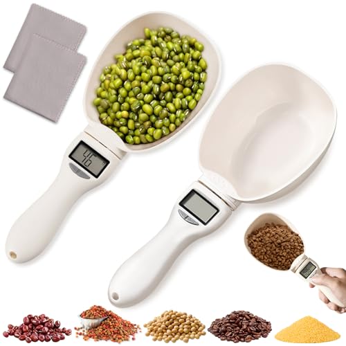 2pcs Digital Measuring Spoon,Digital Measuring Cup with LCD Screen Display, Digital Food Spoon Scale, Gram Measuring Spoons for Kitchen Gadgets and Daily Meal