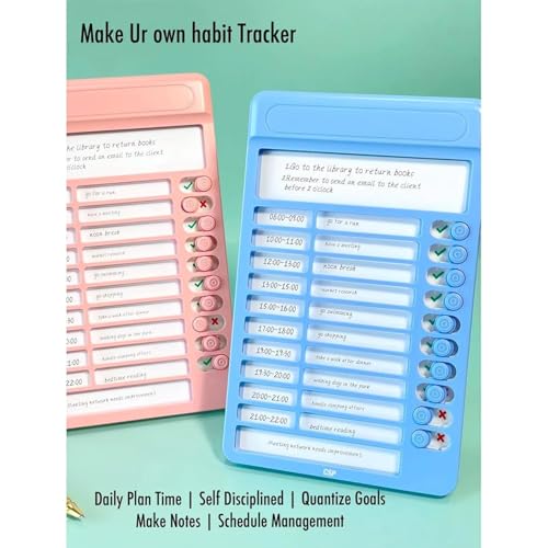ZIVIK Habit Tracker Daily Planner Board Blue - Image 3