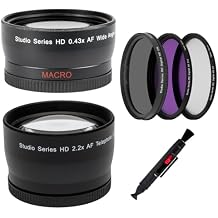 58MM المهنية طقم الملحقات لكانون نيكون باناسونيك سوني بنتاكس كاميرا أوليمبوس كاميرا & عدسة