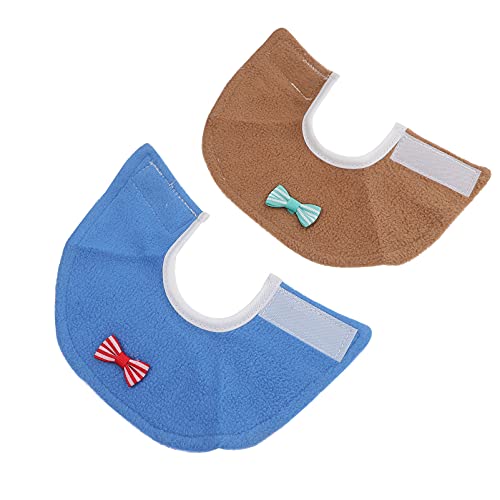 POPETPOP Anti- Bite Recovery Bird Collar 2pcs Bird Neck Collar Parrot Cone Recovery Pet Anti Biting Elizabeth to Bites Licking Wounds Plucking