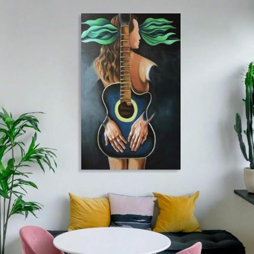 Impression sur toile abstraite de haute qualité 40 x 60 cm - 2
