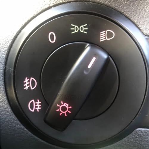 Interrupteur de phare 1K0941431Q pour commande d'éclairage VW Golf 5 Touran et Jetta - 6