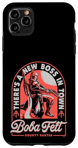 Cadeau idéal Star Wars coque iPhone 11 Pro Max Boba Fett affiche rétro originale