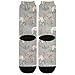 KLL Aesthetic Llama Grey Fashion crew socks size running breathable wicking mens tube socks (2-Pair)