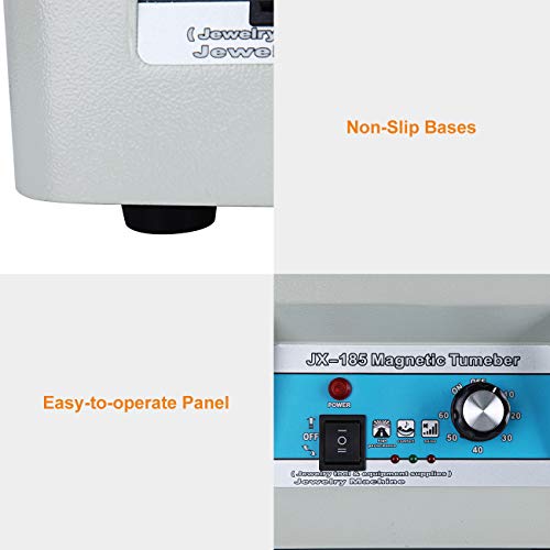 Beamnova BI0B01M770 Magnetic Tumbler Jewelry Polisher Machine thumb #5
